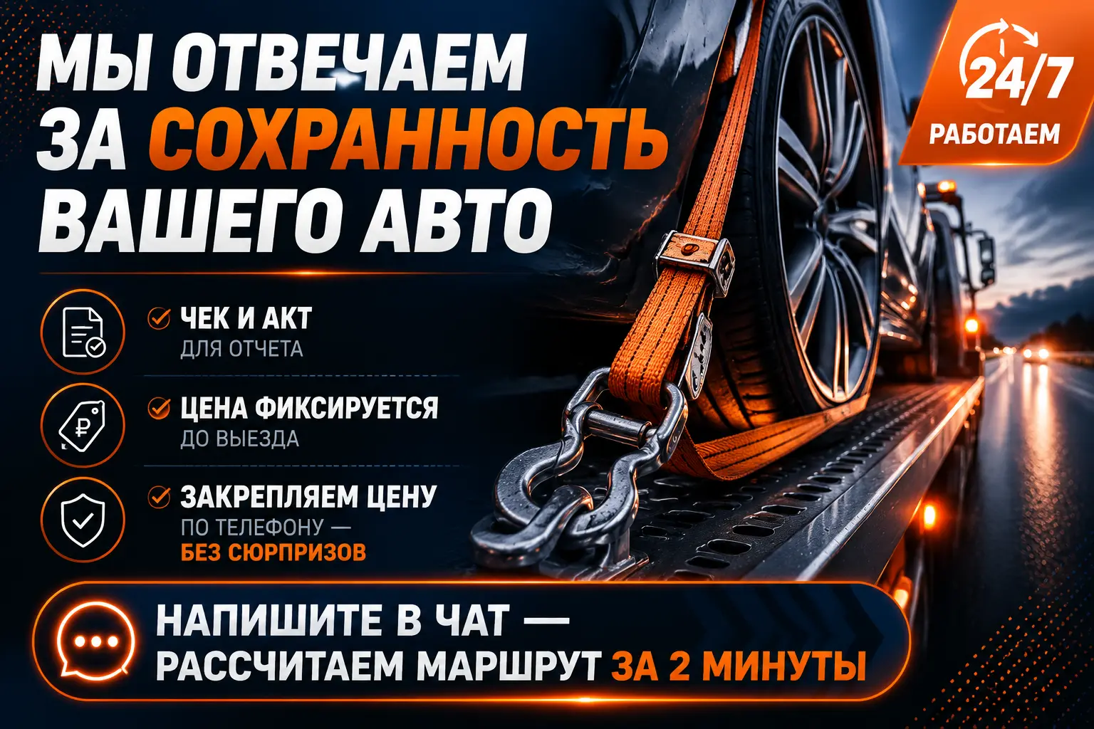 Эвакуатор Донецк — Таганрог: помощь на трассе М4, КПП, граница